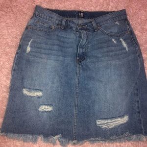 GAP denim skirt